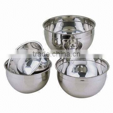 Kitchen stainless steel mixing bowl