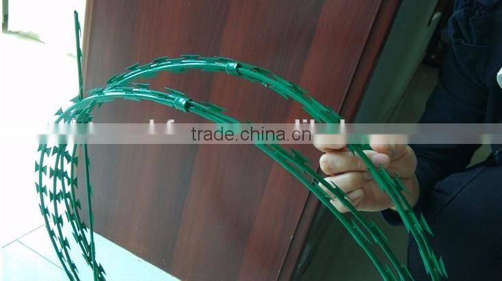 hot dipped galvanized concertina razorbarbed wire
