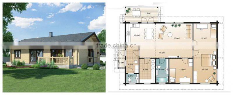 Low-cost Prefabricated Wood House for Living