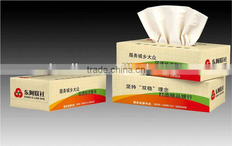 SGS&FDA approved facial tissue/unbleached healthy paper