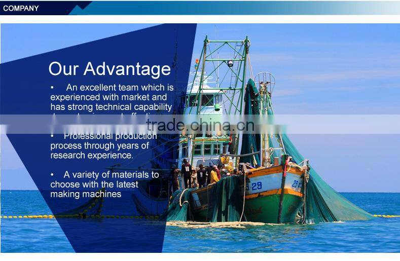 210D/72PLY nylon polyester fishing nets single knots
