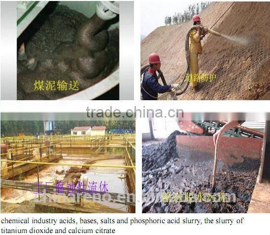 chemical industry emulsions squeeze pump