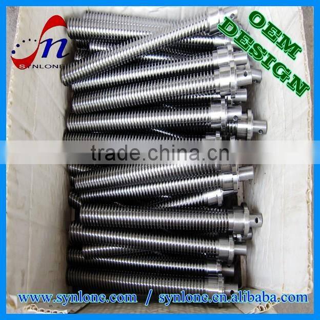 2016 new Worm gear shaft/carbon steel solid gear shaft