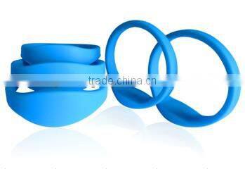 Silicon HF/LF rfid wristband