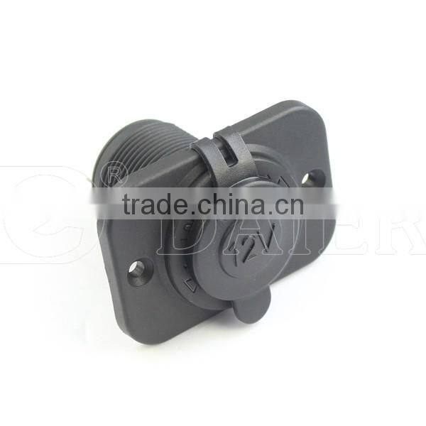 Fixed Panel 12V Wateroroof Power Socket, Power Outlet Socket For Car/