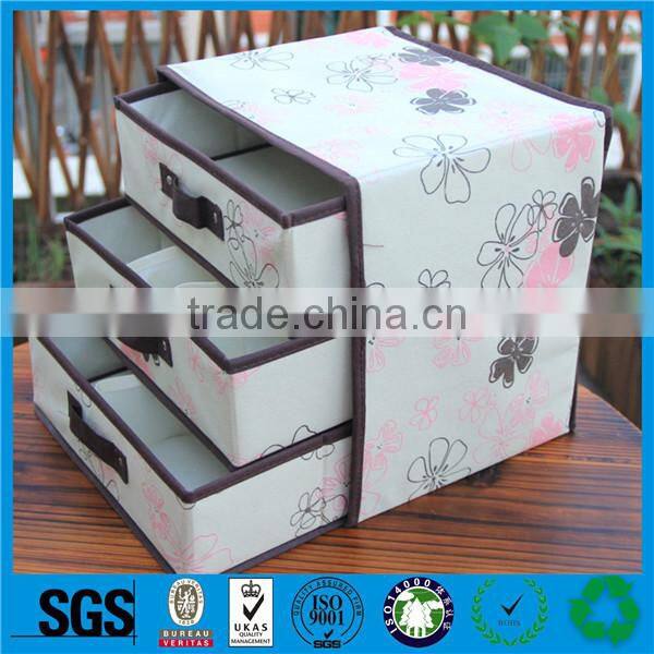 2016 fashion pp foldable nonwoven storage box