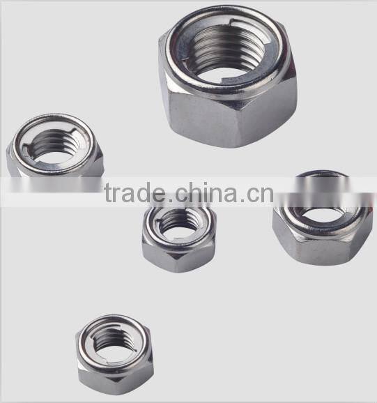 STAINLESS STEEL METAL INSERT LOCK NUTS