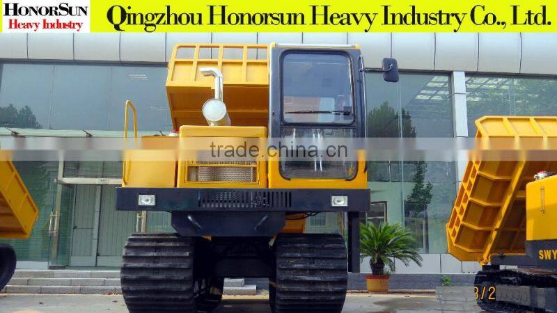 Delivery trucks/Tilting lugs crawler transporter