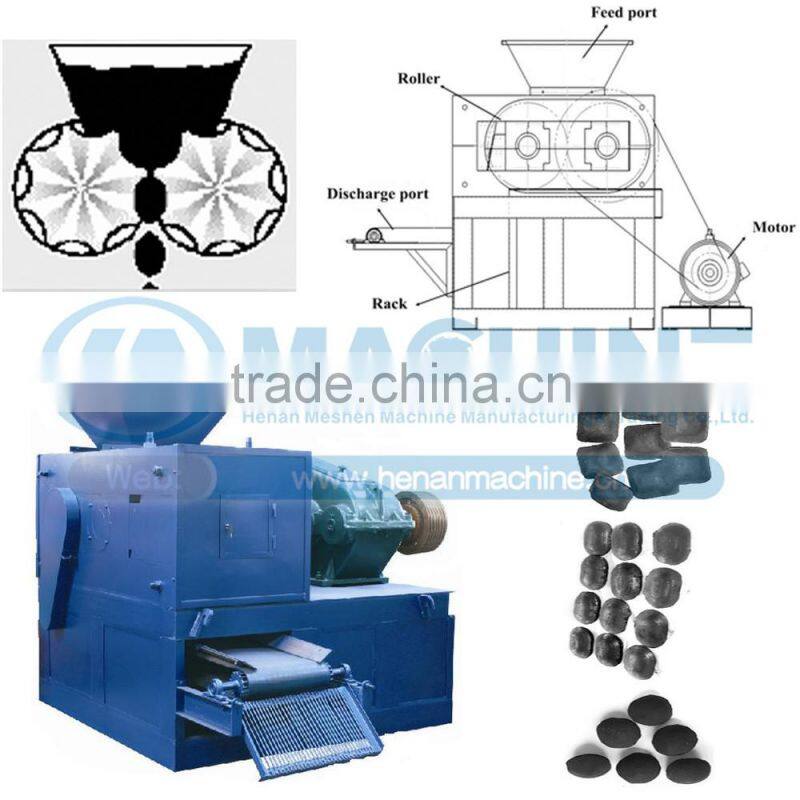 Large capacity charcoal hydraulic charcoal briquette press machine supplier