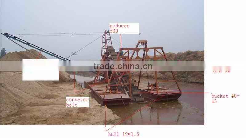 80cum/h Small Sand Bucket Dredger