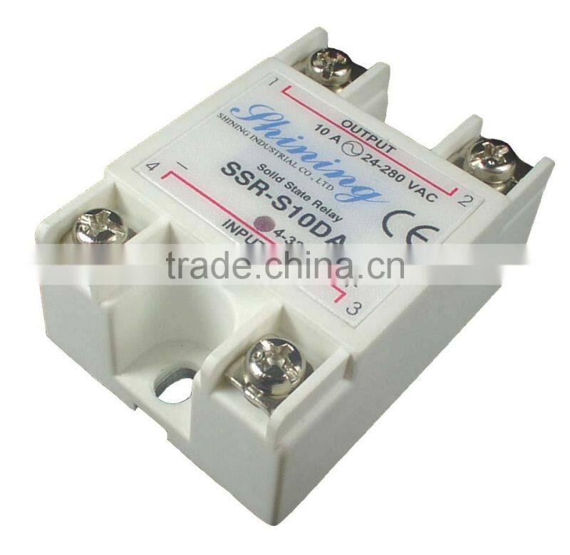 SSR-S40DA Dc to Ac SSR Solid State Relay With Protective Cover