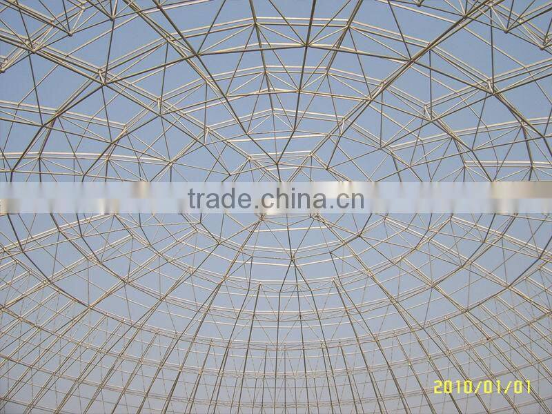 Gymnasium steel grid structure roof