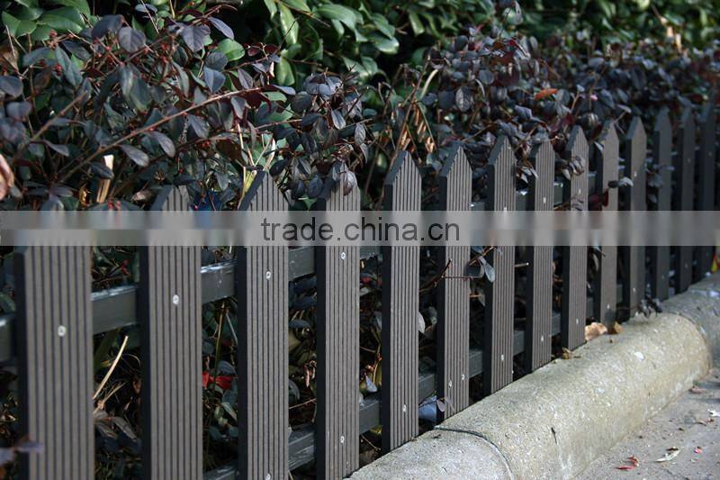 Modern anti corrosive wpc plastic composite fence / railing