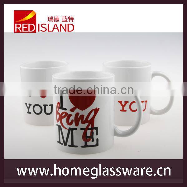 11oz promotion ceramic coffee mug with printing
