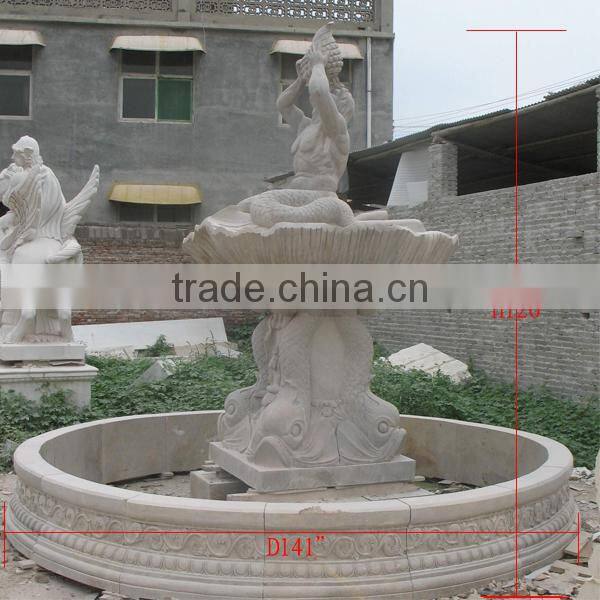 Chinese Antique Marble Garden Fountain