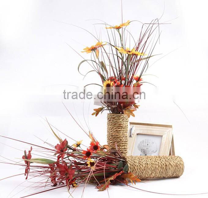 Home table decorative silk chrysanthemum artificial potted flowers