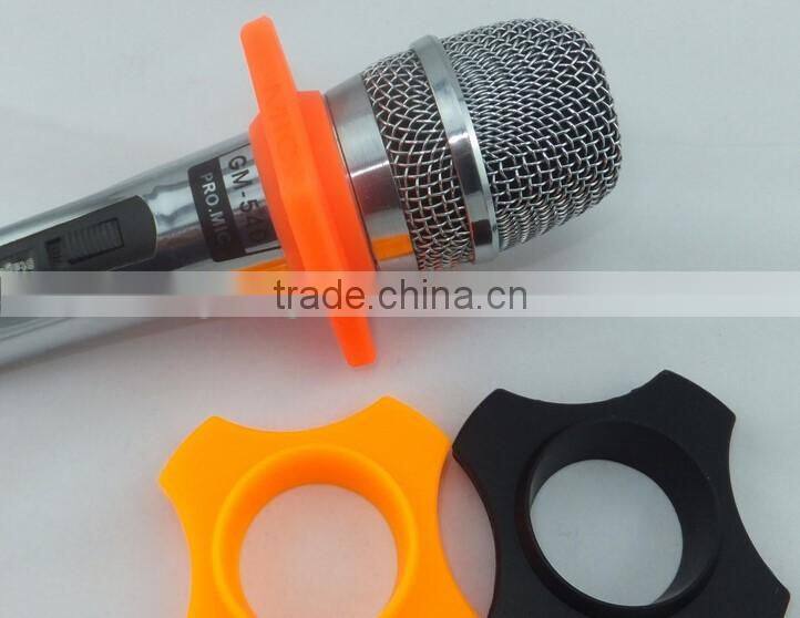 Anti slip silicone microphone holder o ring