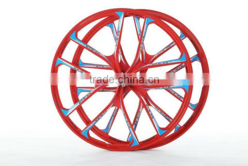27.5 inch lightest strongest magnesium alloy bike wheel /fixed gear type hub bike wheel/light weight wheel/cheap bike wheel