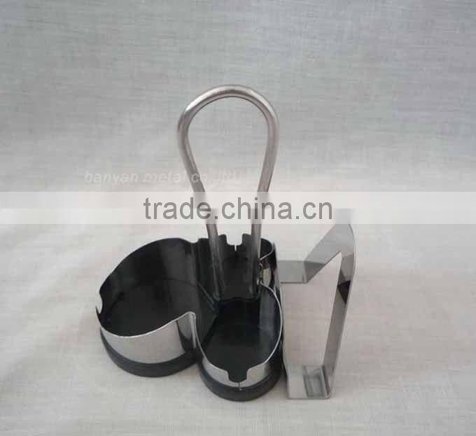 stainless steel and galss Garlic Keepers Herb&Spice Type spice rack set