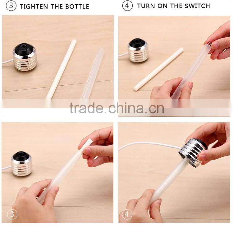 Aromatherapy Colorful luminous desktop micro landscape floret bottle humidifier