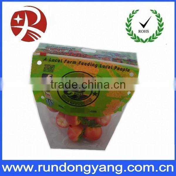 Stand Up Pouch Fruit packaging bag with handle