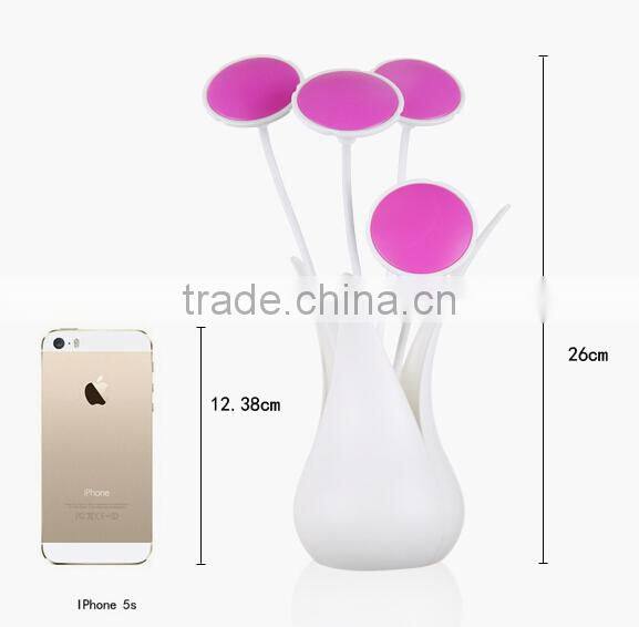 USB Flower Vase Shaped Led Motion Sensor Night Light