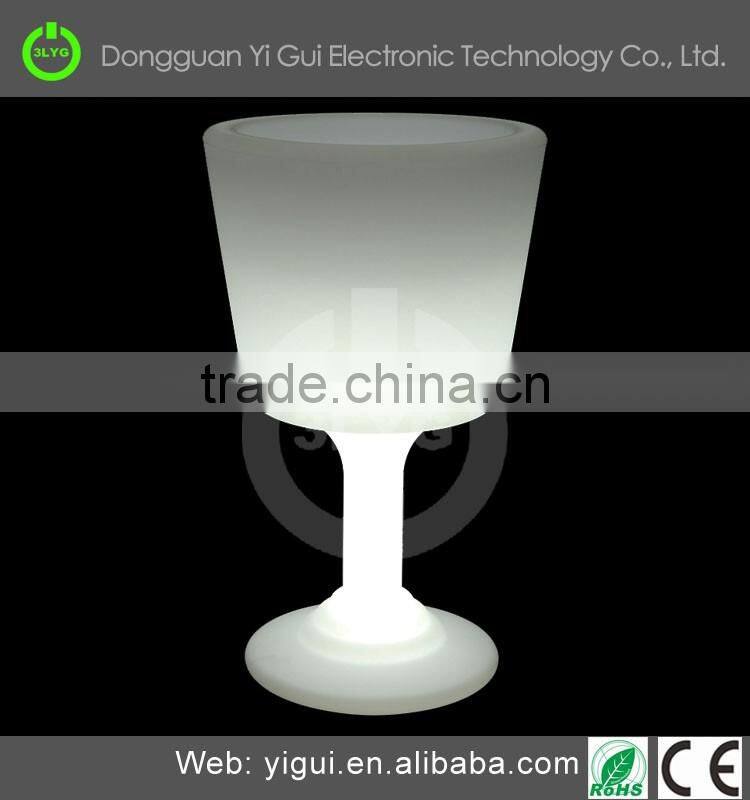 Plastic LED colorful wine/beer container big beer cup