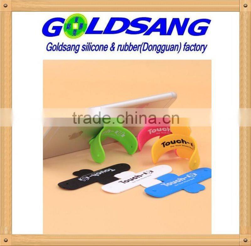 2016 hot selling silicone mobile phone holder can print customized logo