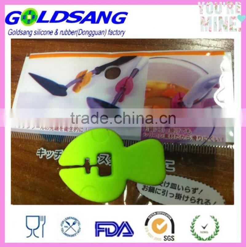 kitchen tool series of silicone chopstick spoon holder
