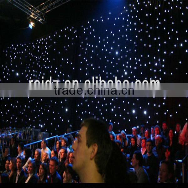 For event flexible led star curtain indoor wedding backdrop kits