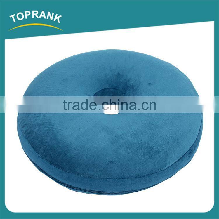 Hot selling office chair soft comfort slow rebound memory foam round seat cushion with holes