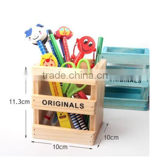 Wholesale high quality great process wooden pencil case
