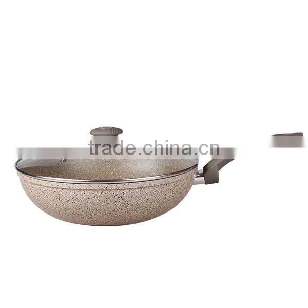 2015 new design aluminum non-stick cookware set