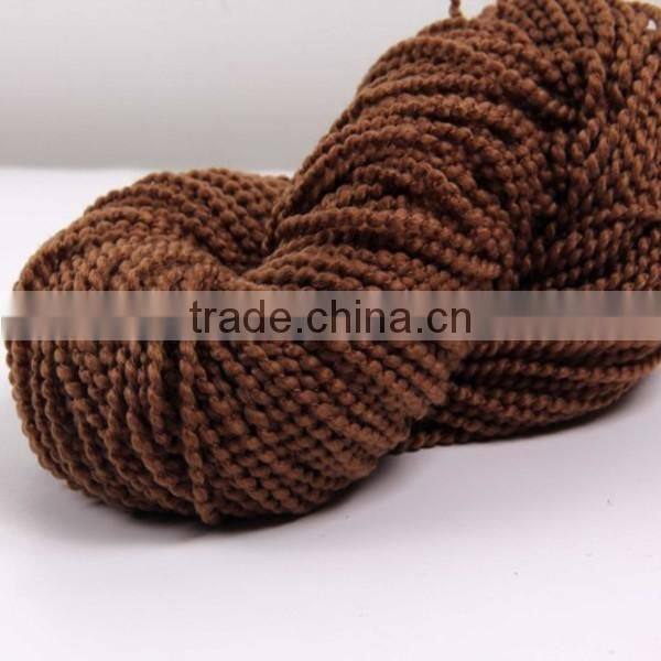 100% polyester fancy TT yarn 2S/3ply anti-pilling for doll hair