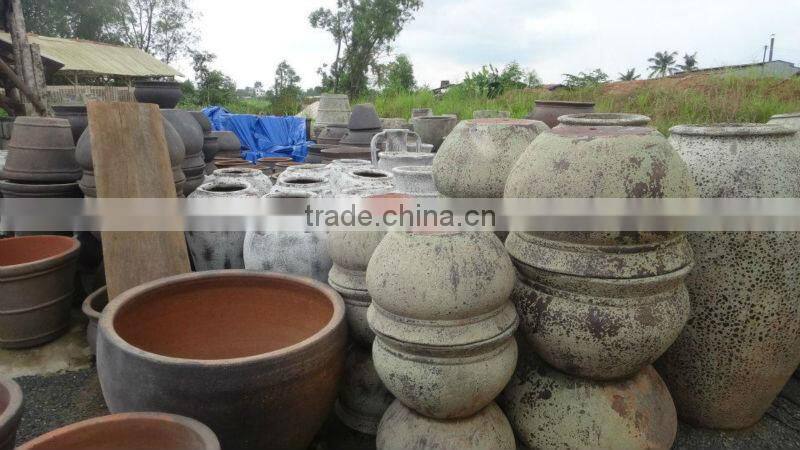 Big Old stone flower pots
