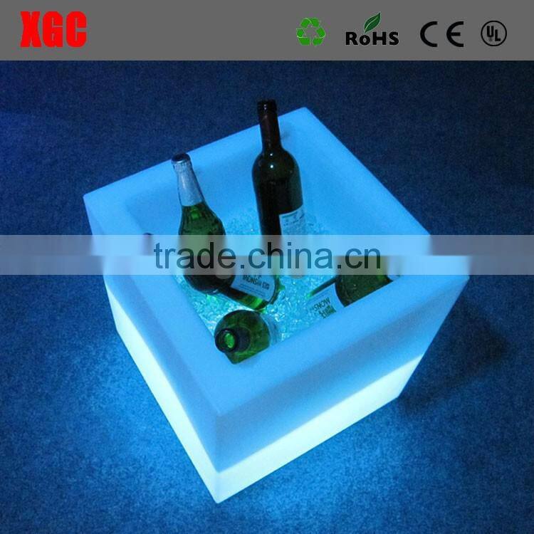 2017 Beer&Champagne Led Ice Buket for Bar lower price plastic ice buket