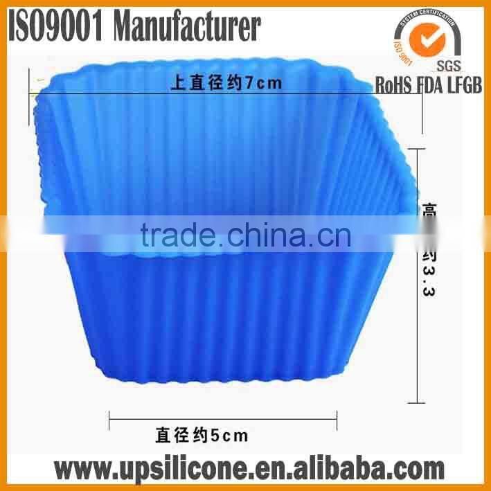 food grade silicone rectangular baking cups