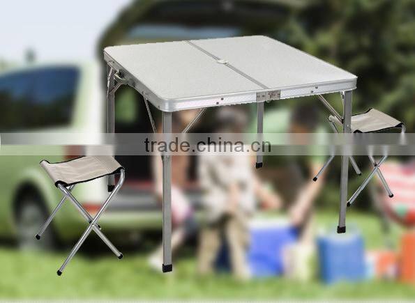 Aluminum Folding Portable Picnic Camping Set Table and Chairs