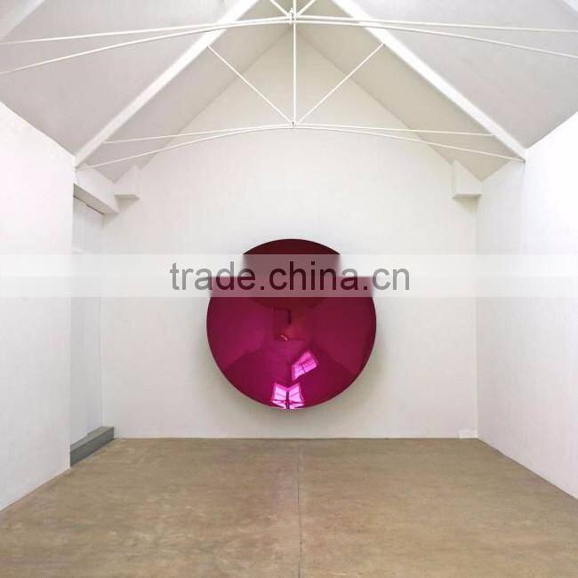 indoor decoration stainless steel anish kapoor sky mirror decor wall home