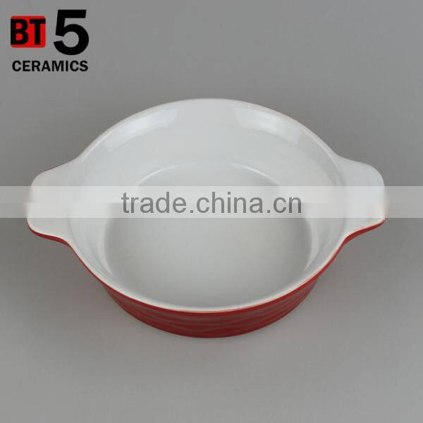 BT5-SD08R stonware 700ml red eco-friendly cookware