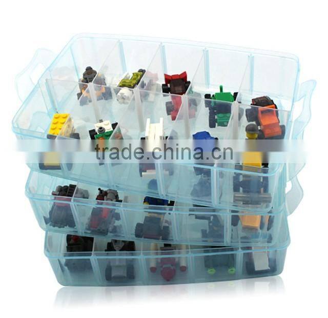 Portable Clear PP Plastic Penny Mix Trays with compartments