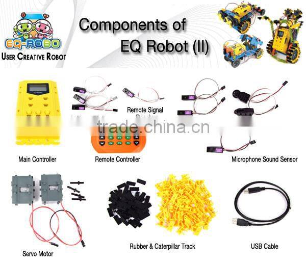 Self Assemble Toys Programmable Educational Robot Kit EQ Robot EQ3(Advanced Course) Designed in Korea