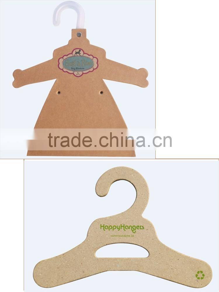 Brand new eco-friendly recyclable cardboard hanger paper hangers