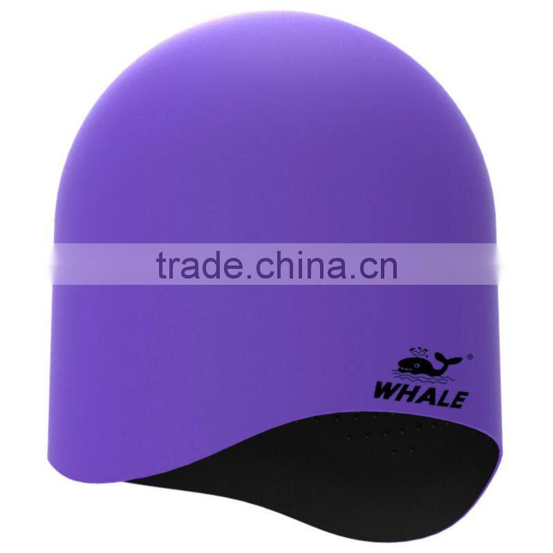 Reversible custom logo design silicone swimming hat (CAP-1804)