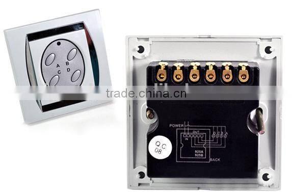 4-Port Digital Wireless Remote Control Wall Switch