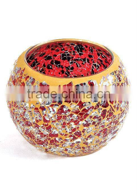 Colourful Ball-shaped Replacement Glass Candle Holder