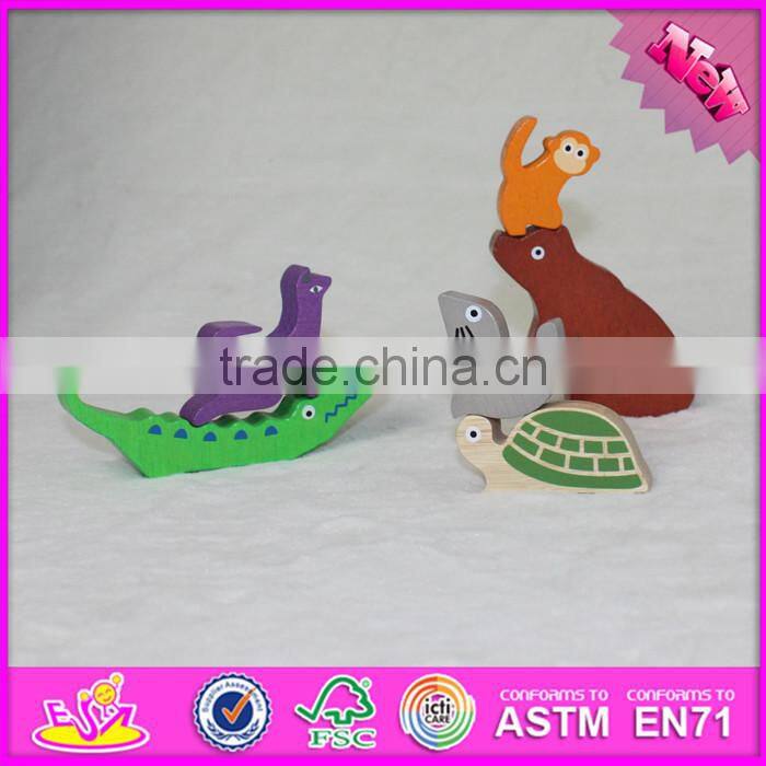 2016 Educational wooden animal children toy puzzle W14A158