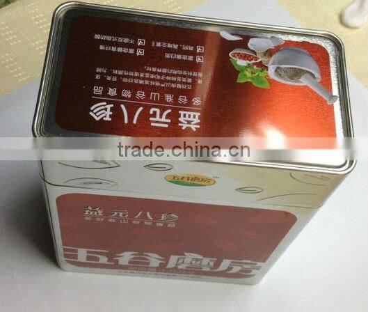 Healthy Miscellaneous Grain Powder Metal Storage Can