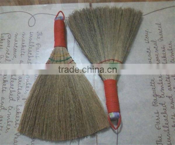 Adjustable Grass Broom with Colorful Short Grass Handle