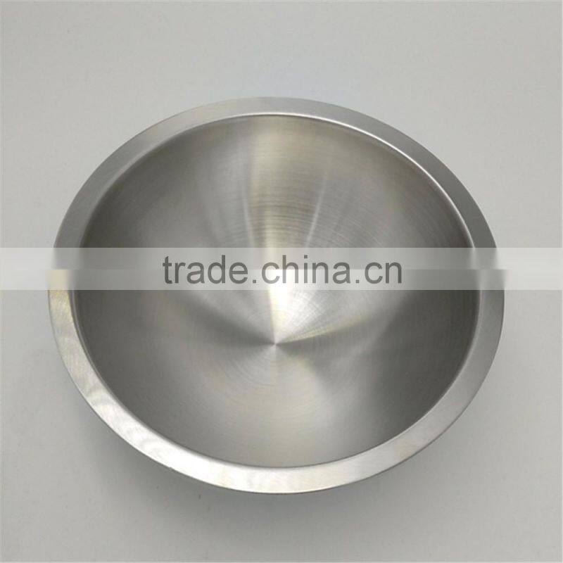 stainless steel large salad bowl